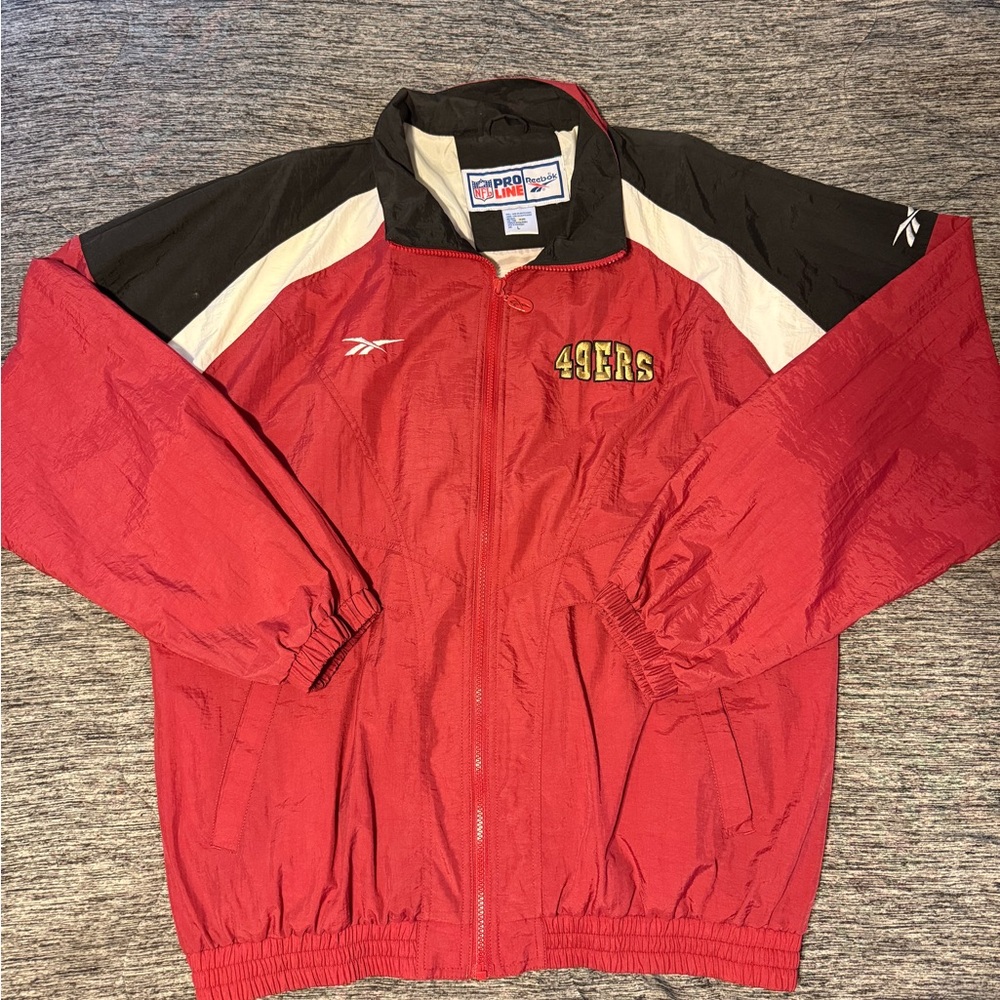 Vintage 1996 Reebok NFL Pro Line US
Men's L San Francisco 49ers Jacket NFL